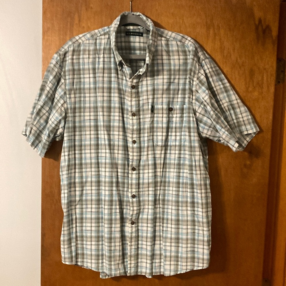 Mens Short-Sleeved Dress / Casual Shirt